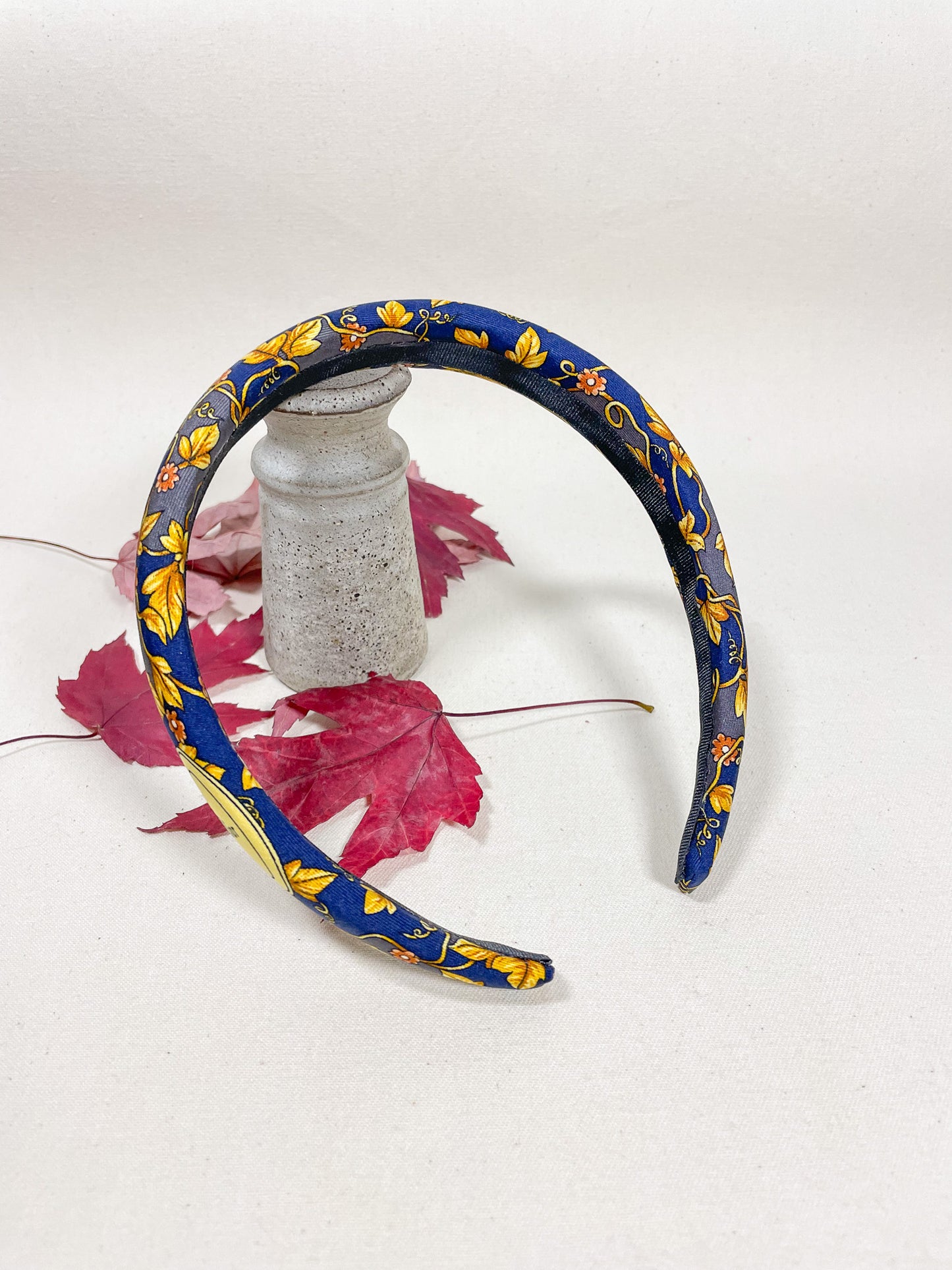 Headband Upcyclé Iconique 'Ombrage d'automne'