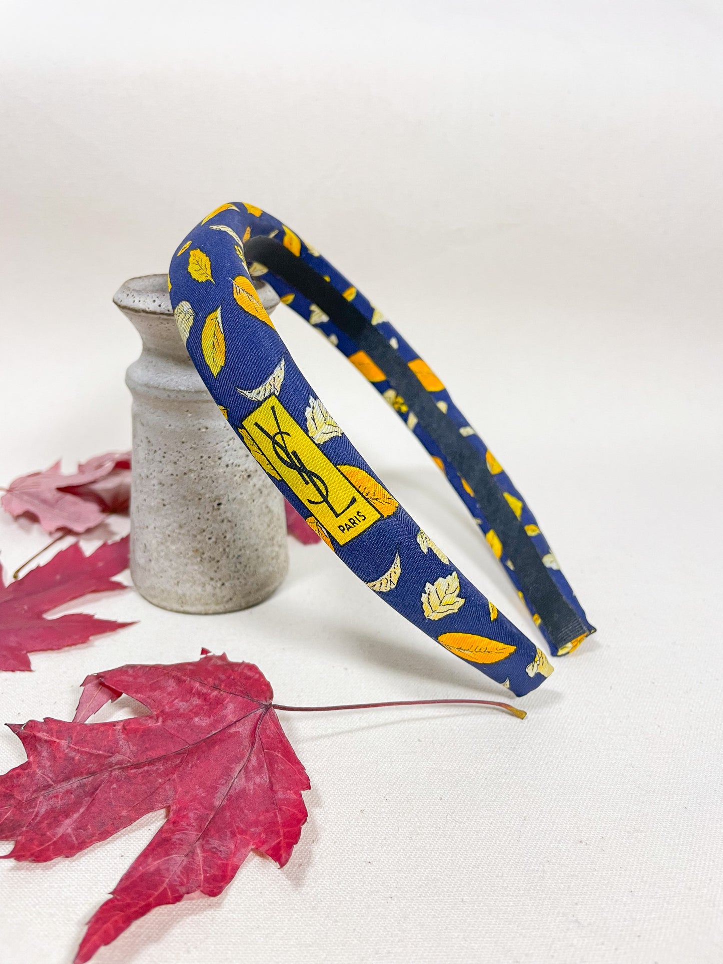 Headband Upcyclé Iconique 'Jardin d'automne'