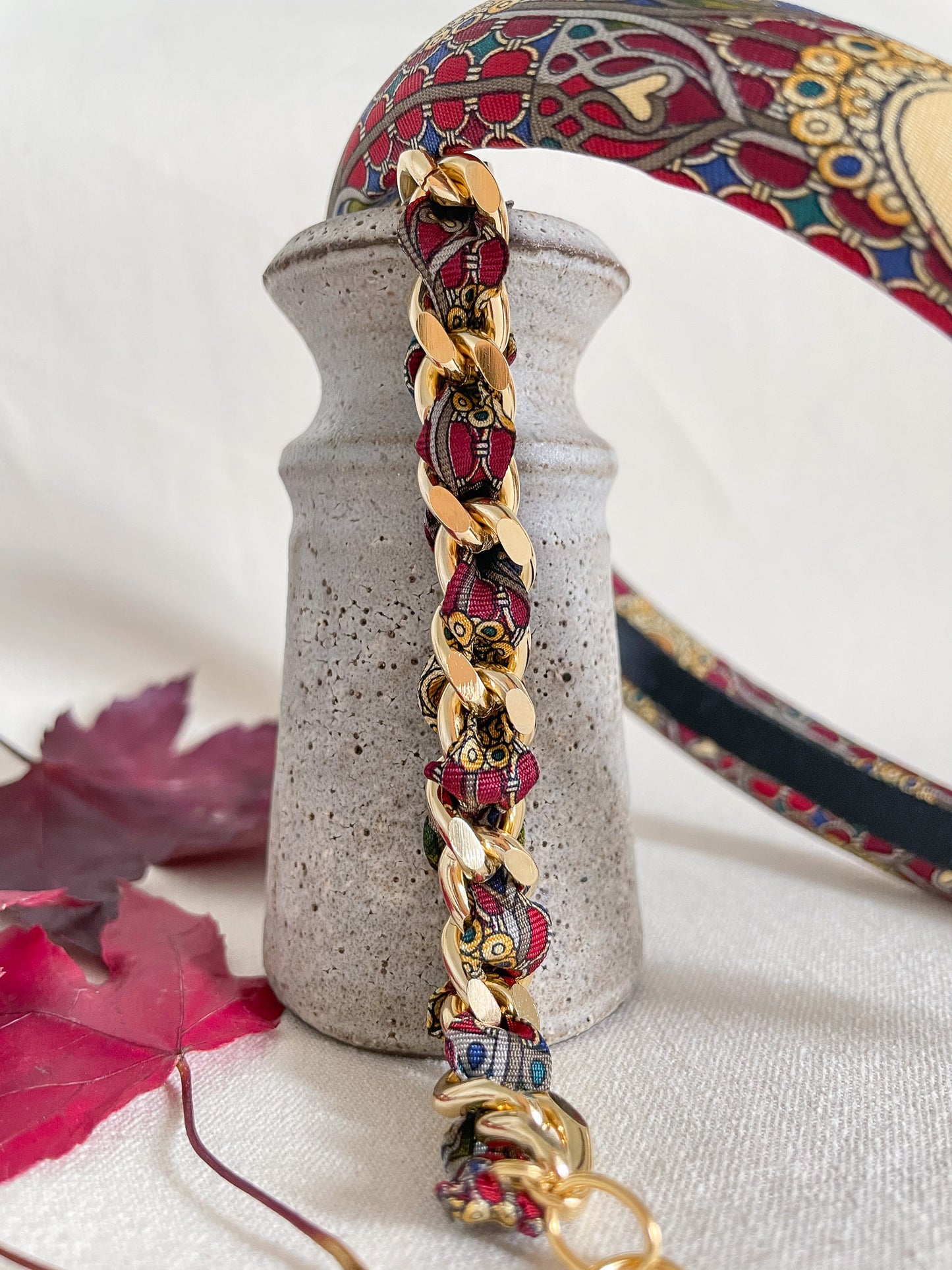 Ensemble Upcyclé Iconique 'Rubis en cœur'