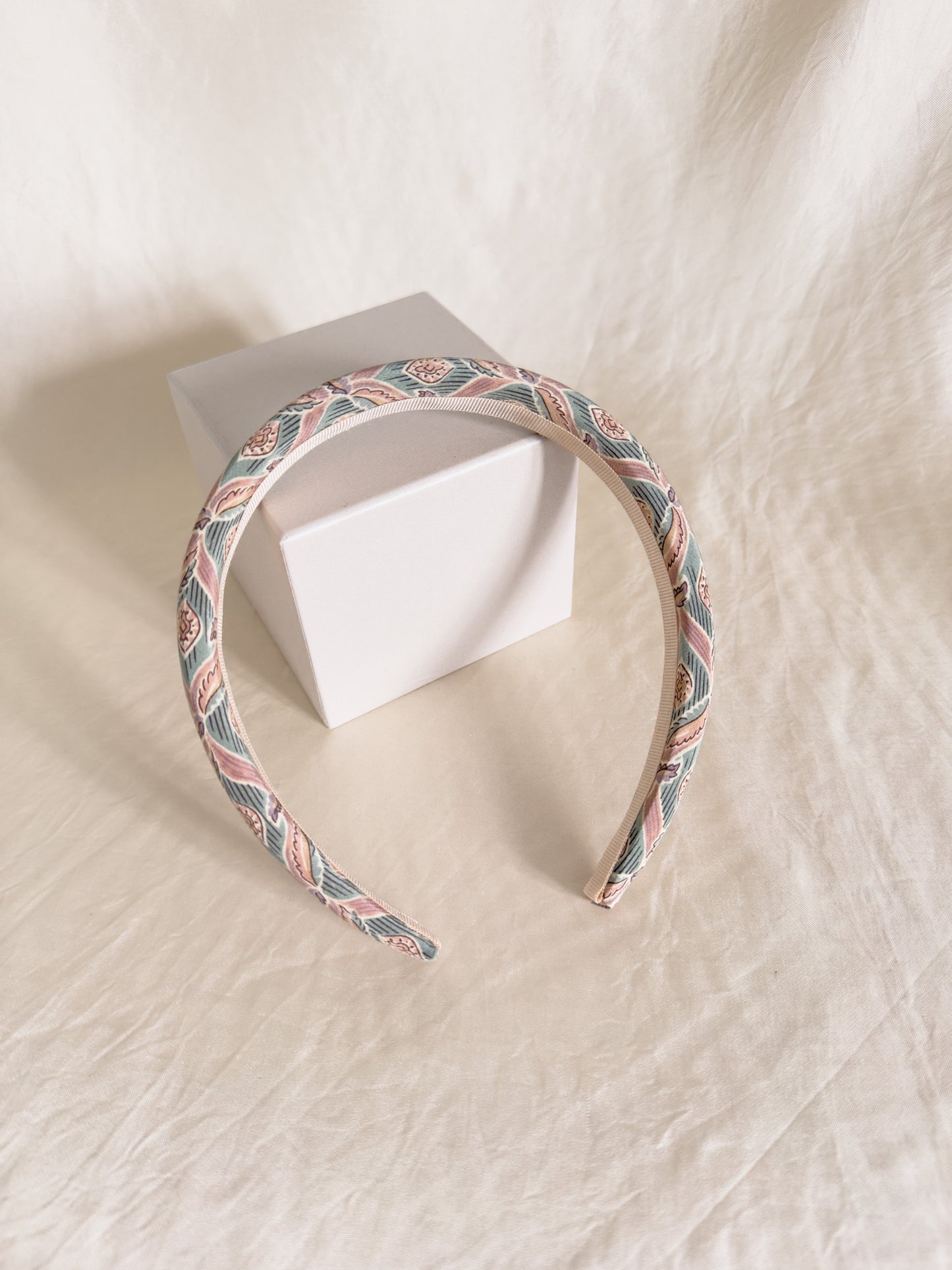 Headband Upcyclé Essentiel 'Brise Printanière'