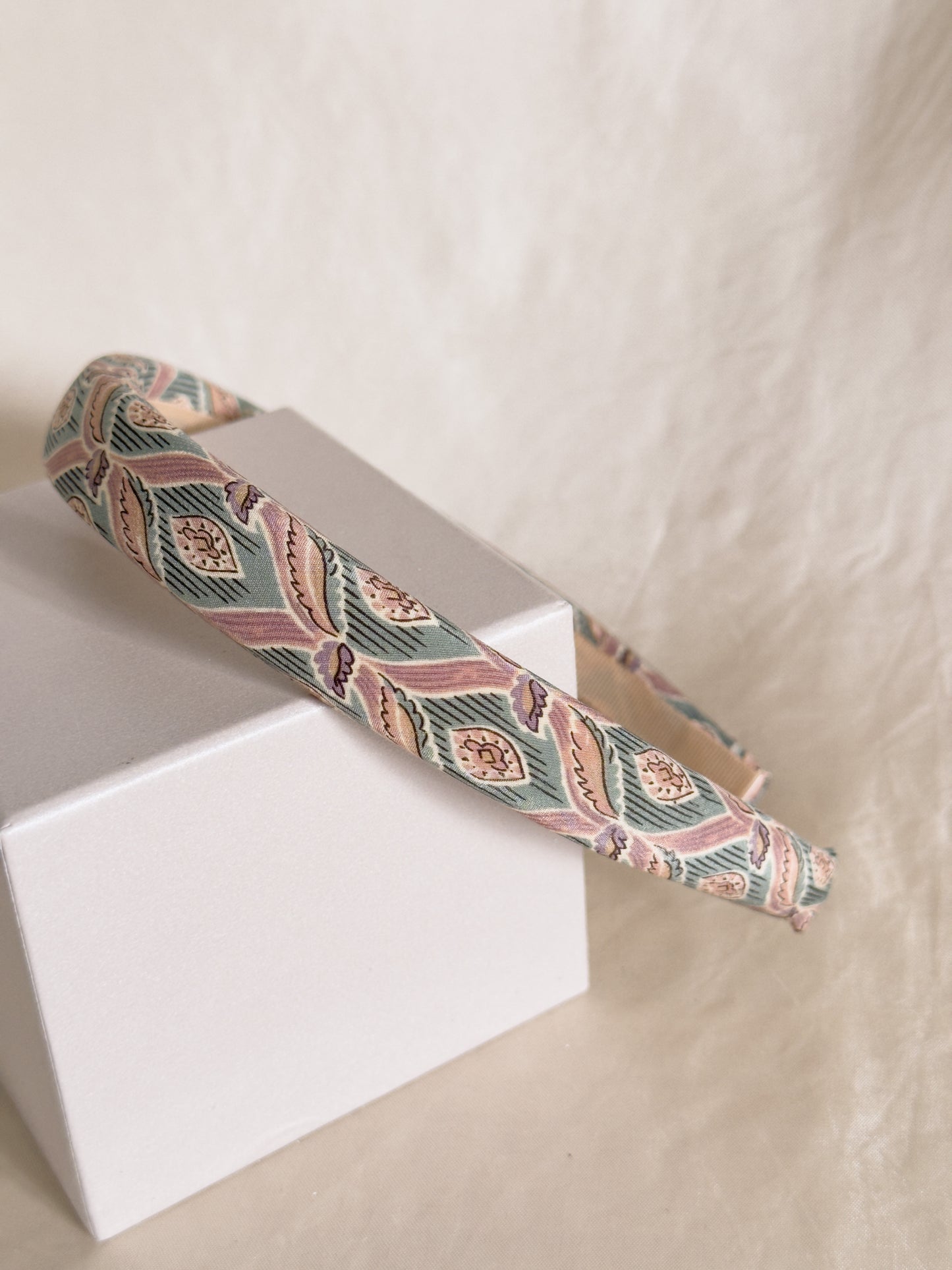 Headband Upcyclé Essentiel 'Brise Printanière'