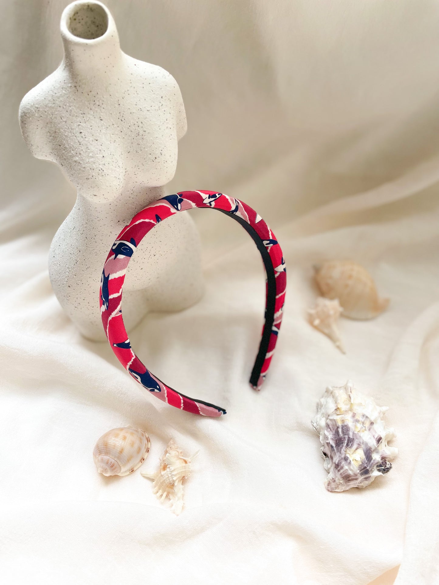 Headband Upcyclé Essentiel 'Orquidée'