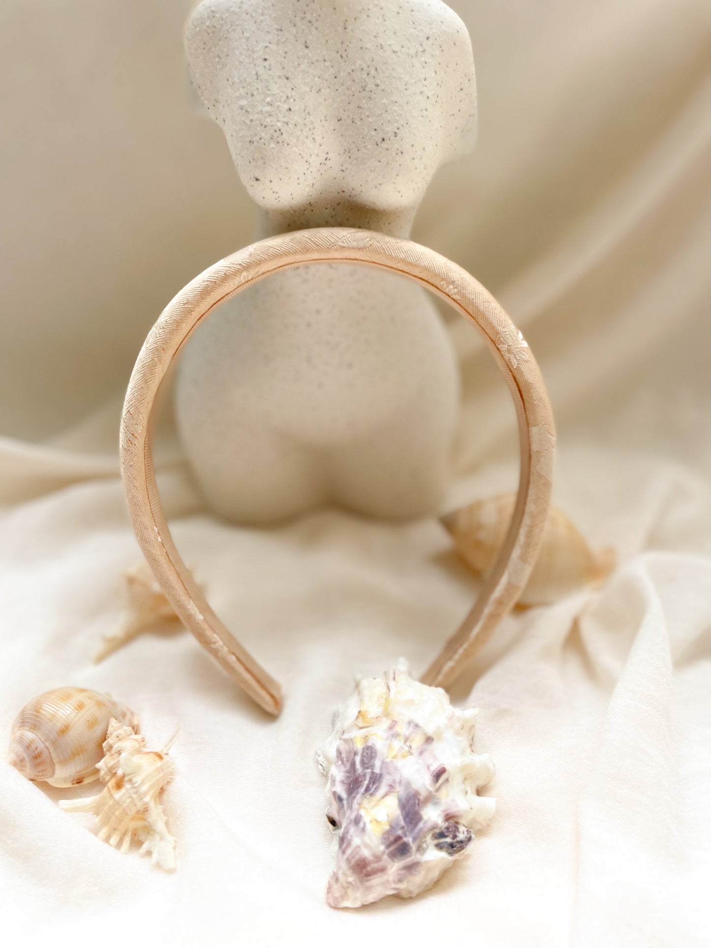 Headband Upcyclé Essentiel 'Ivoire'