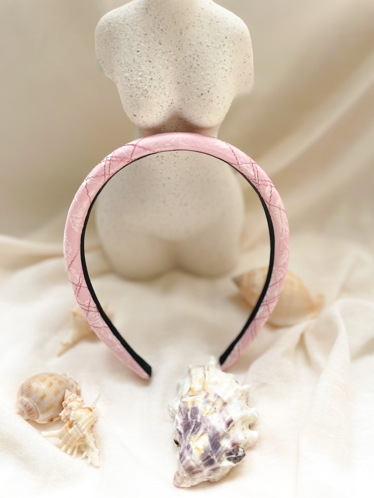 Headband Upcyclé Essentiel 'Rosea'