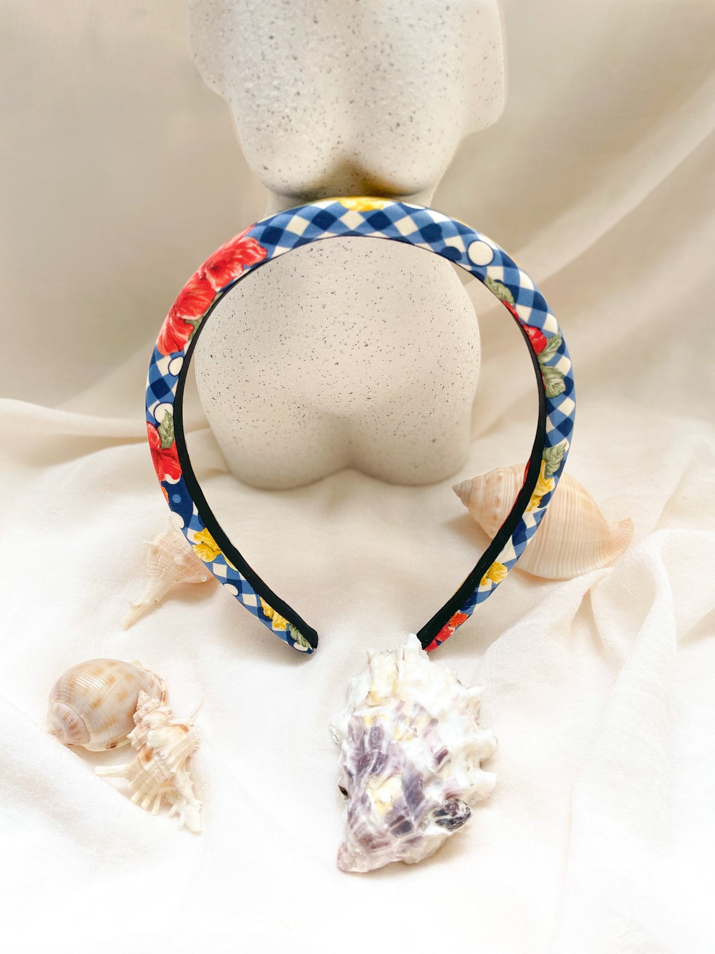 Headband Upcyclé Essentiel 'Garden Party'