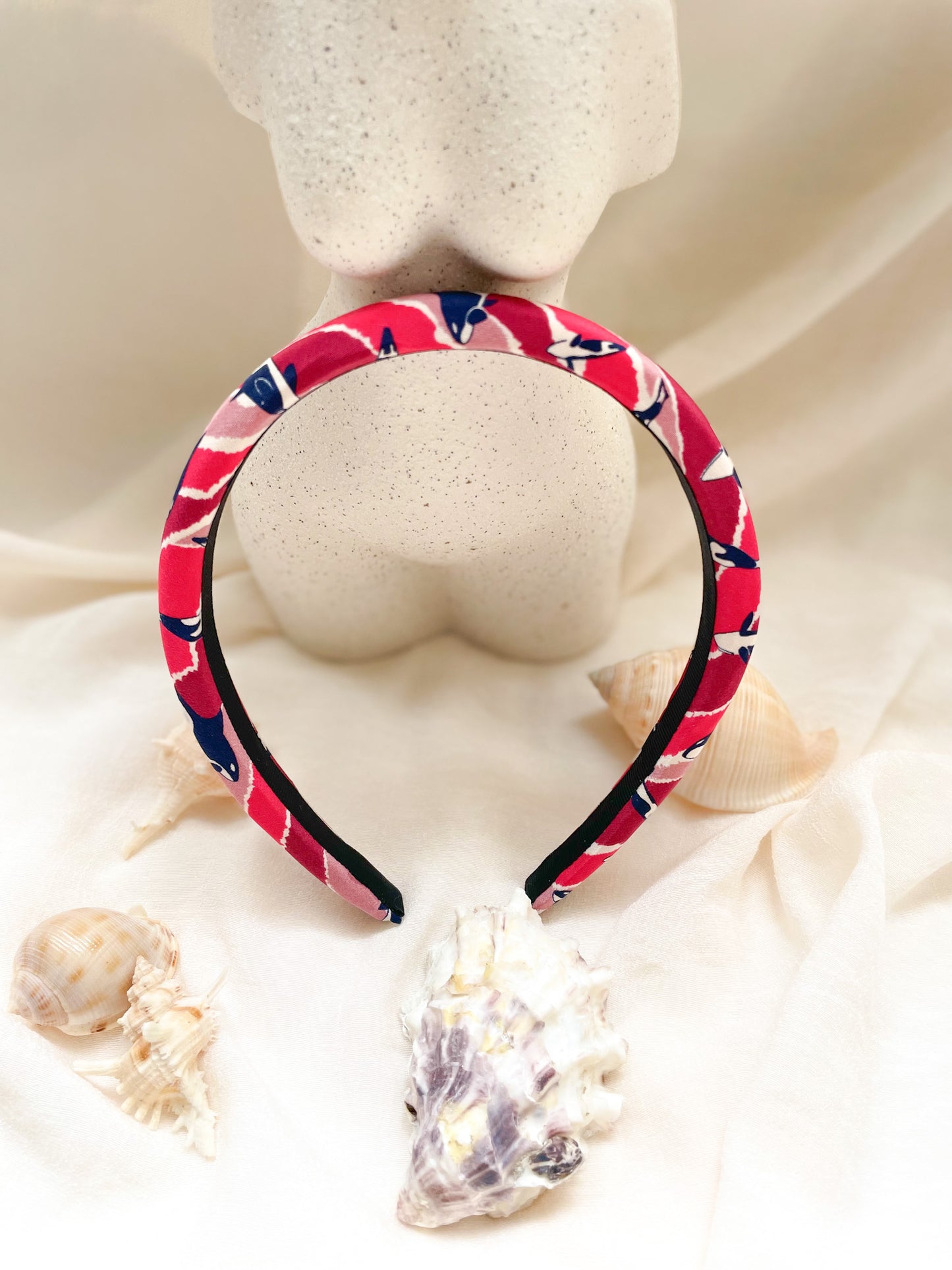 Headband Upcyclé Essentiel 'Orquidée'