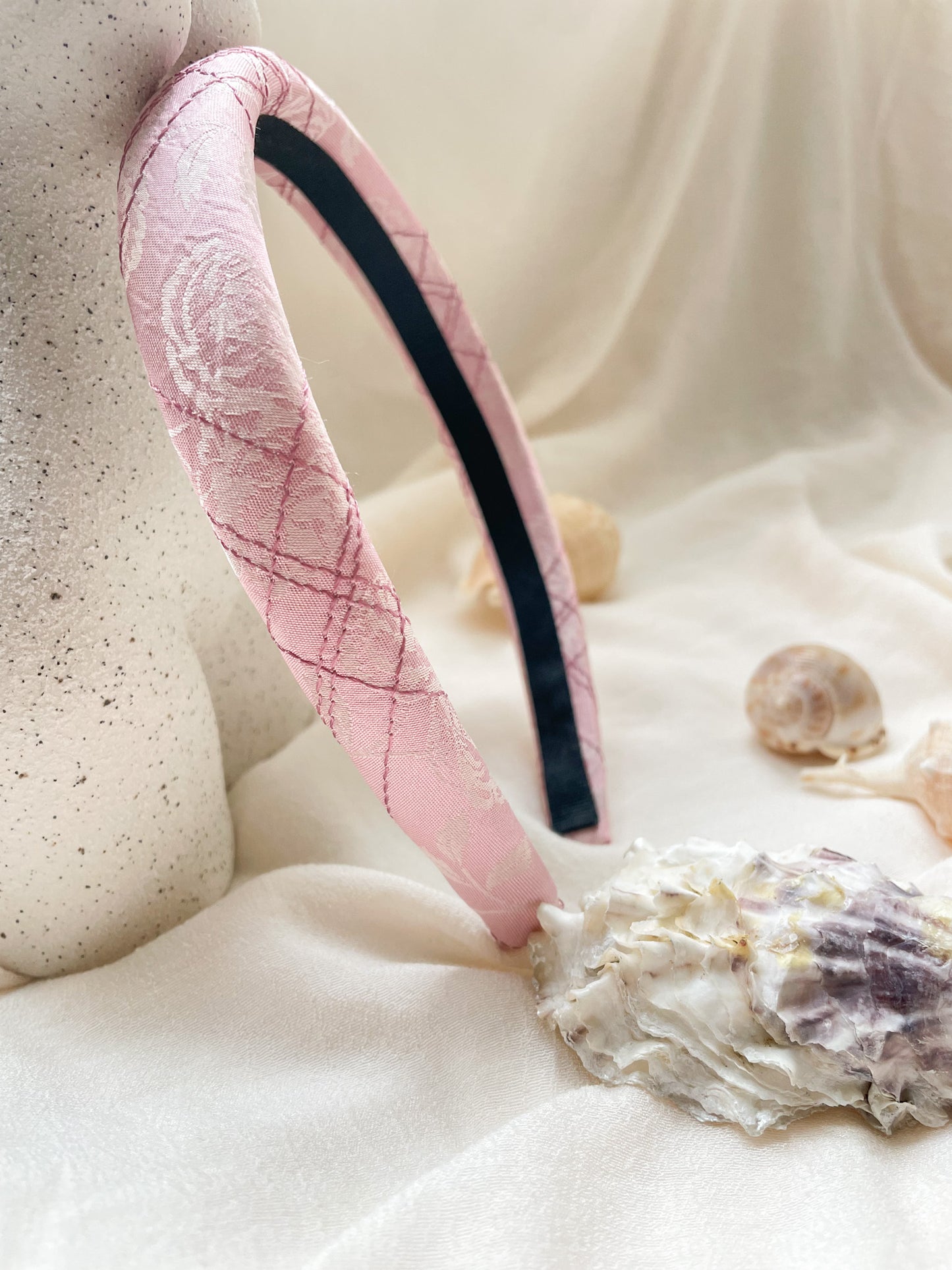 Headband Upcyclé Essentiel 'Rosea'