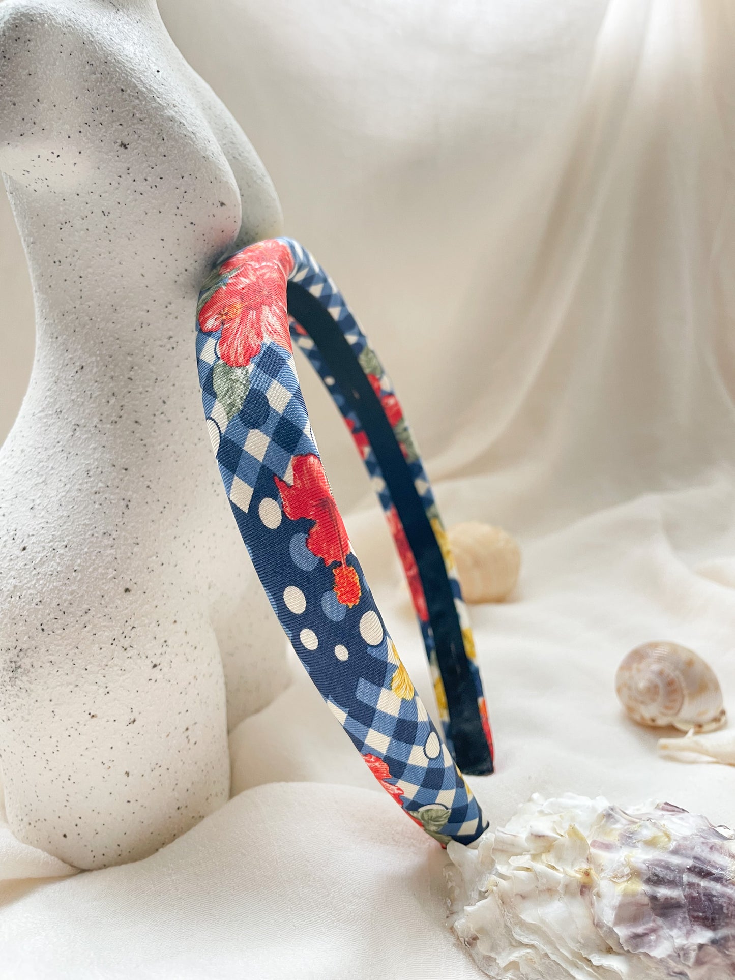 Headband Upcyclé Essentiel 'Garden Party'