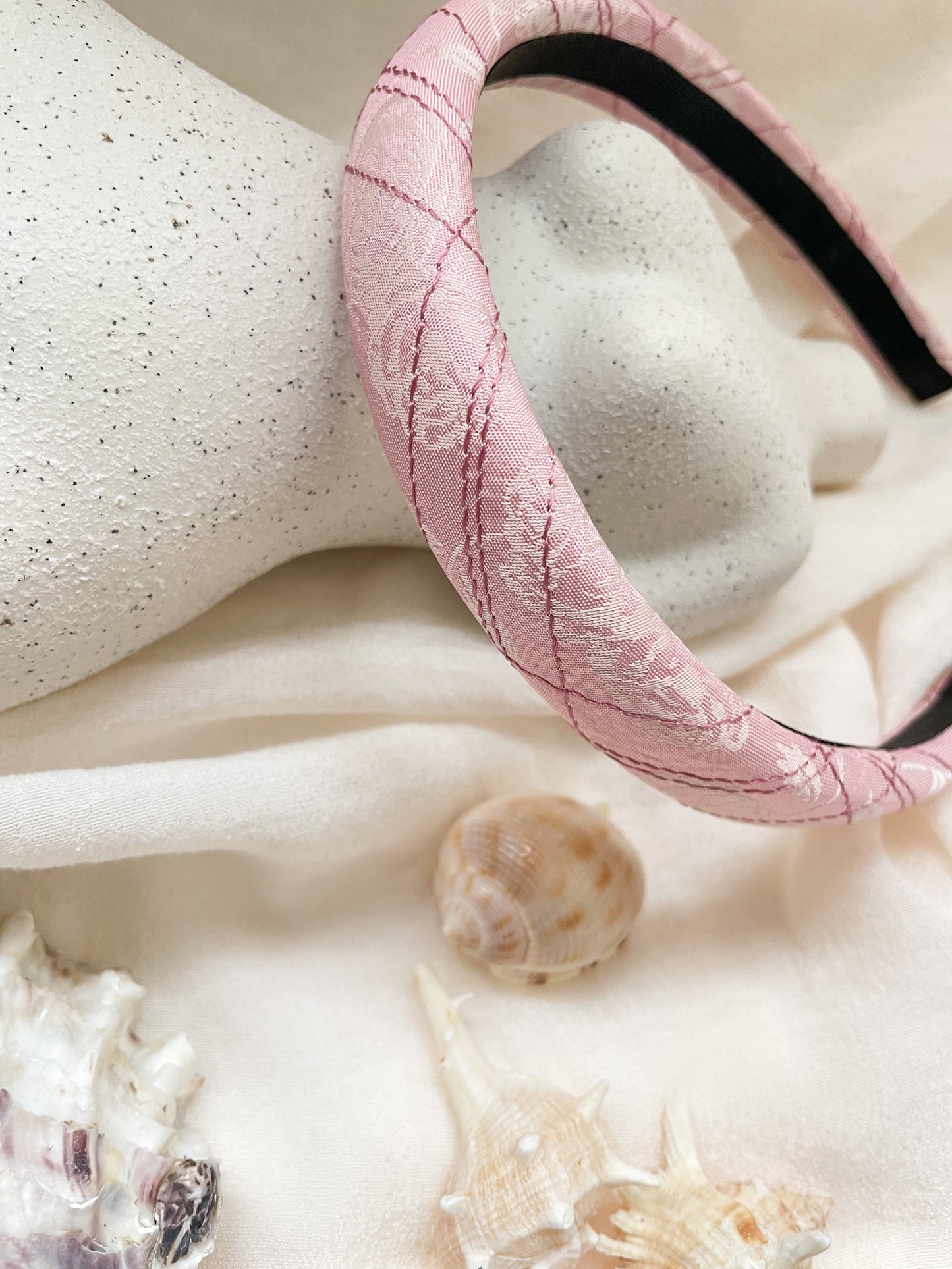 Headband Upcyclé Essentiel 'Rosea'