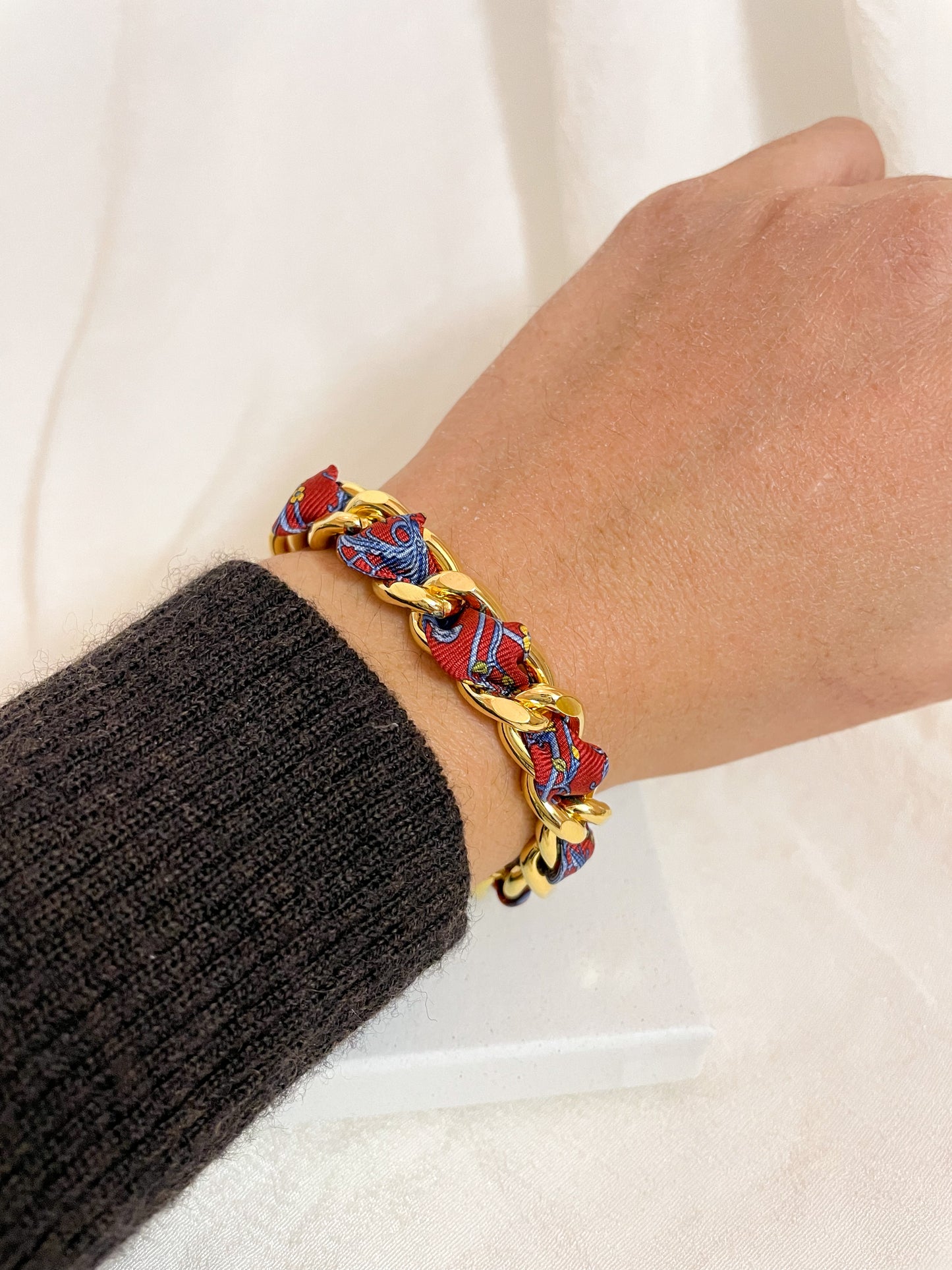 Bracelet Mailles Upcyclé 'Angelo'