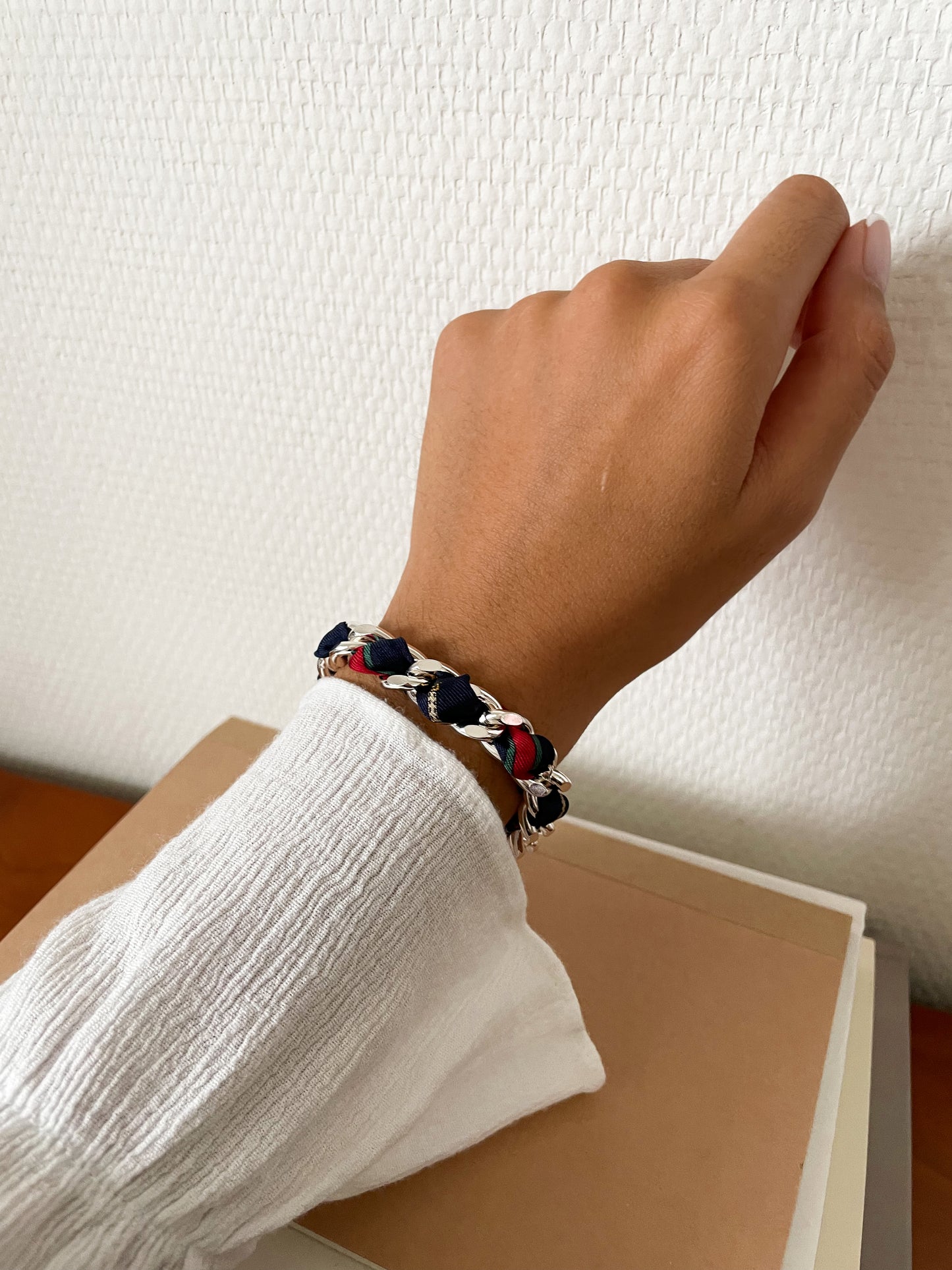 Bracelet Mailles Upcyclé 'Bourse'