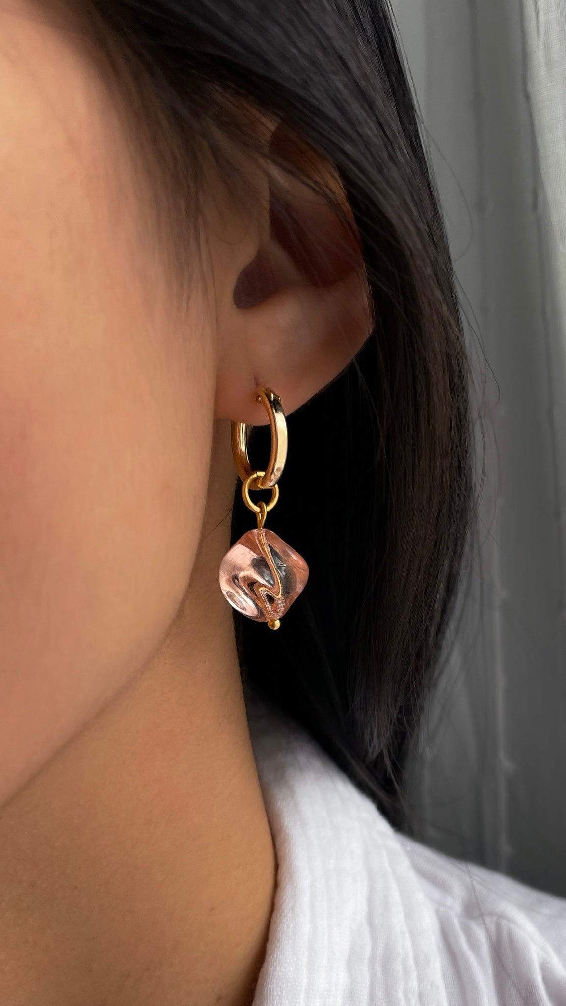 RACHEL Boucles d'Oreilles Upcyclées