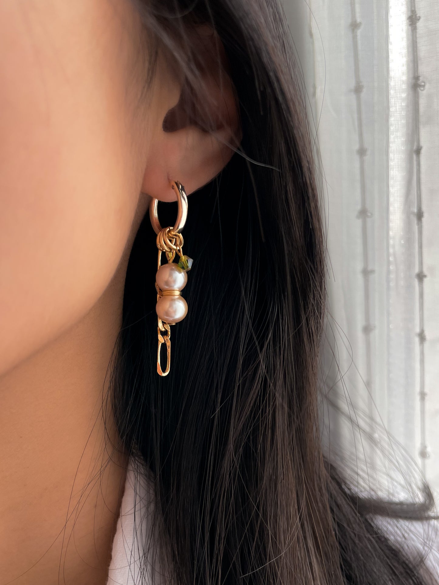 ADÉLAÏDE Boucles d'Oreilles Upcyclées