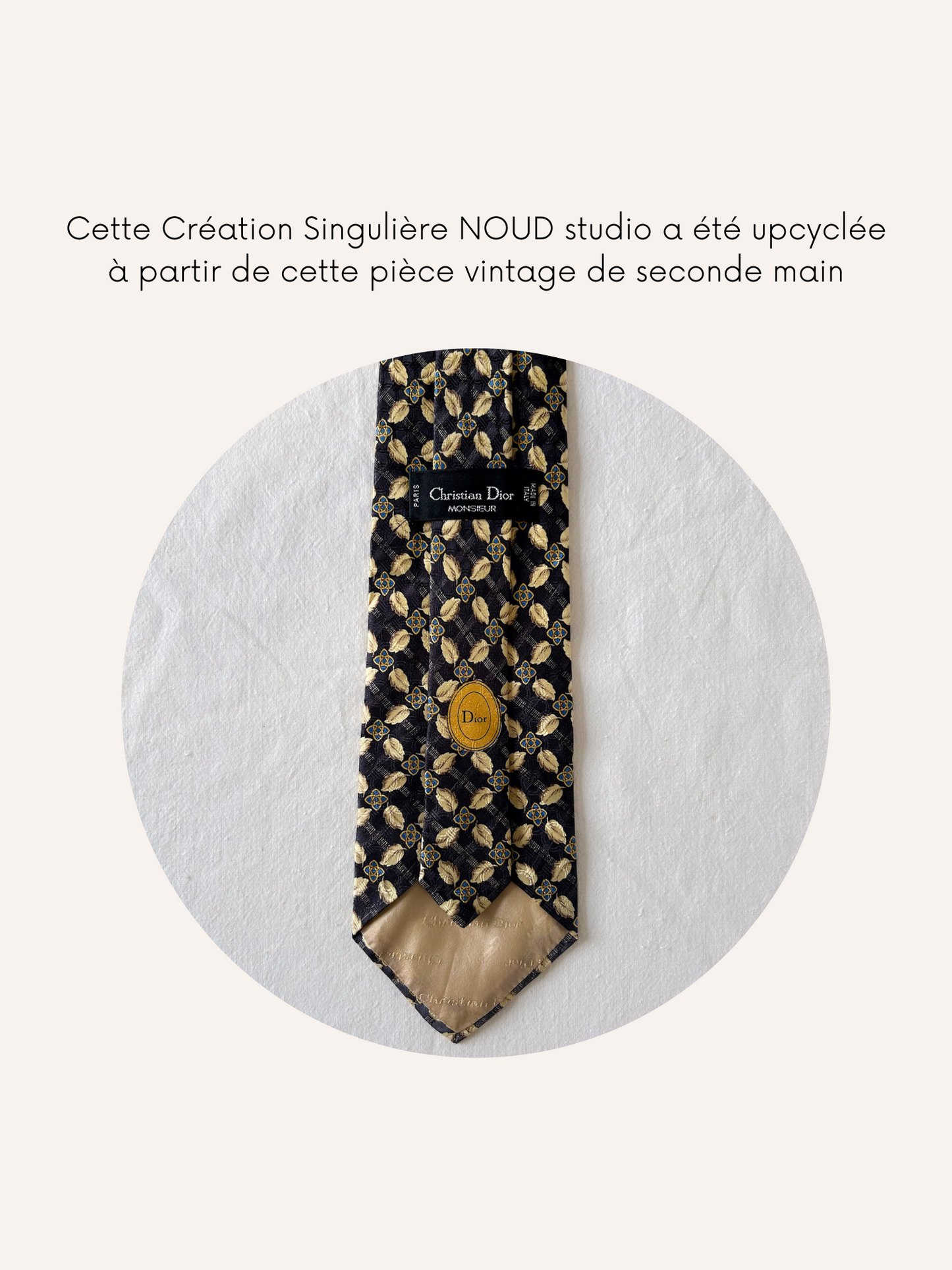 Headband Upcyclé Iconique 'Jeu de ski'