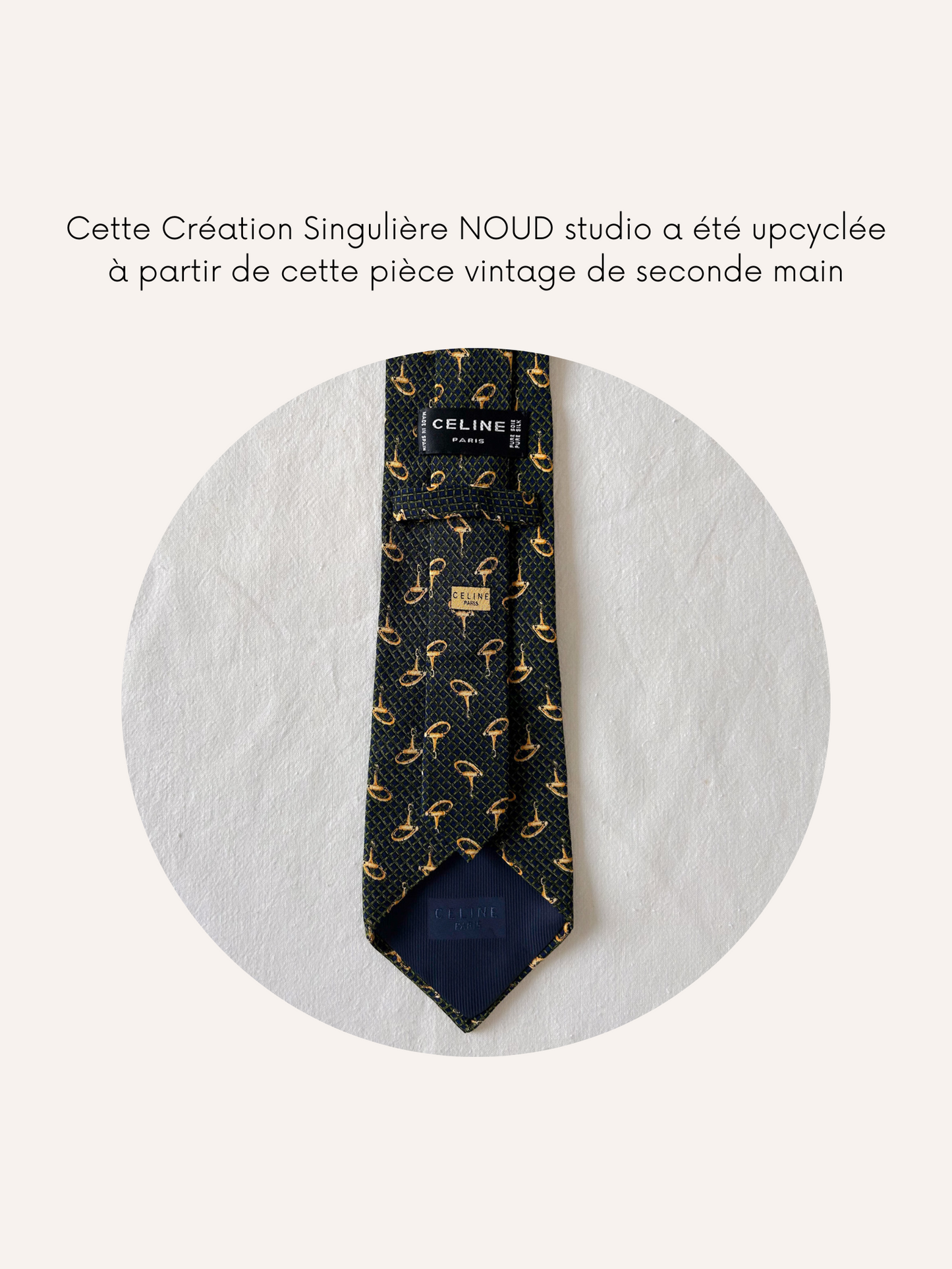 Headband Upcyclé Iconique 'Nuit Enneigée'