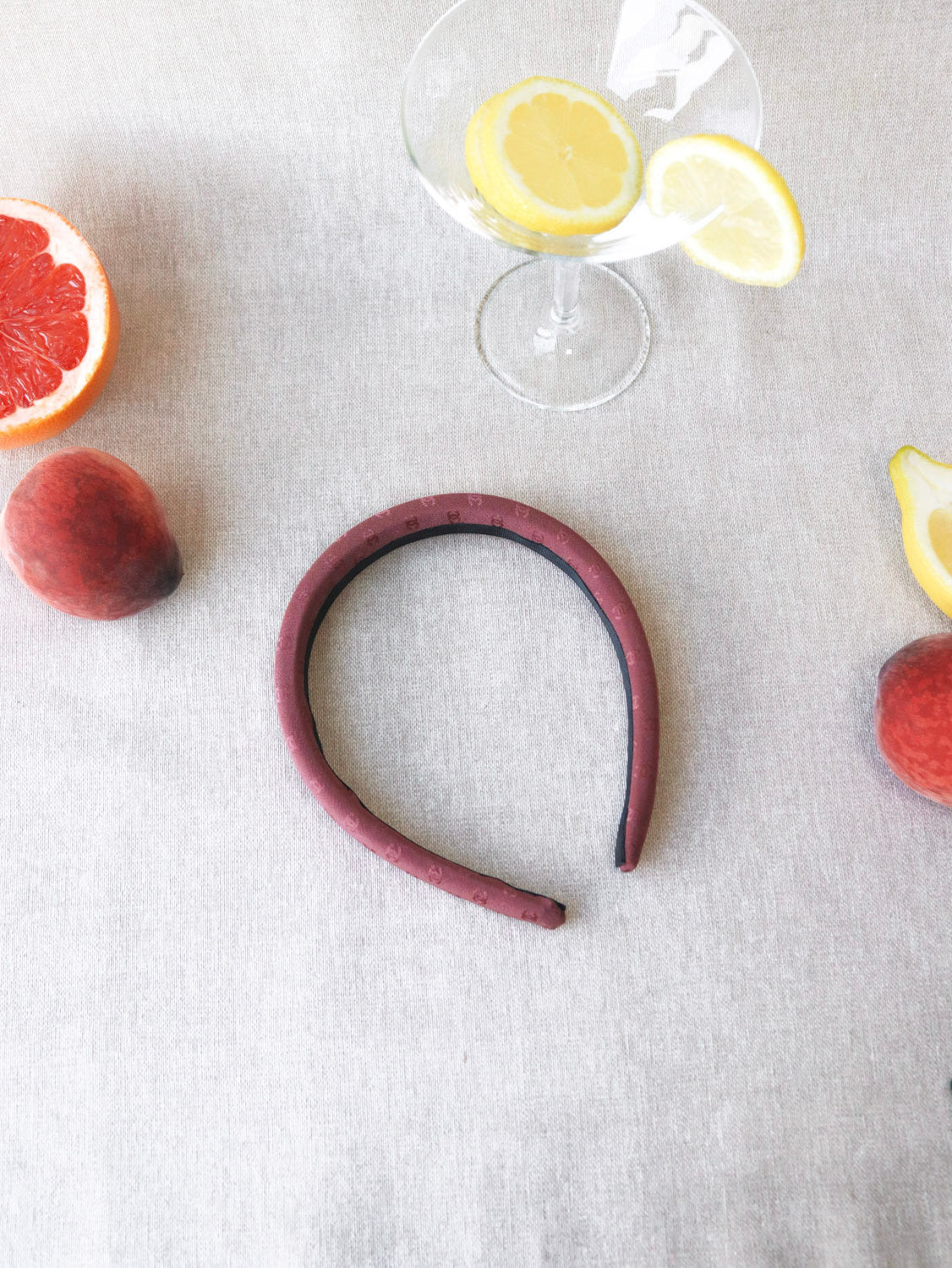 Headband Upcyclé Iconique 'Pourpre'