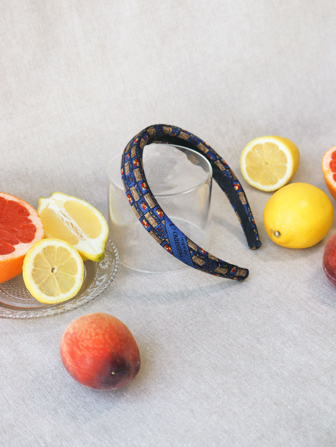 Headband Upcyclé Iconique 'L'univers de Mondrian'