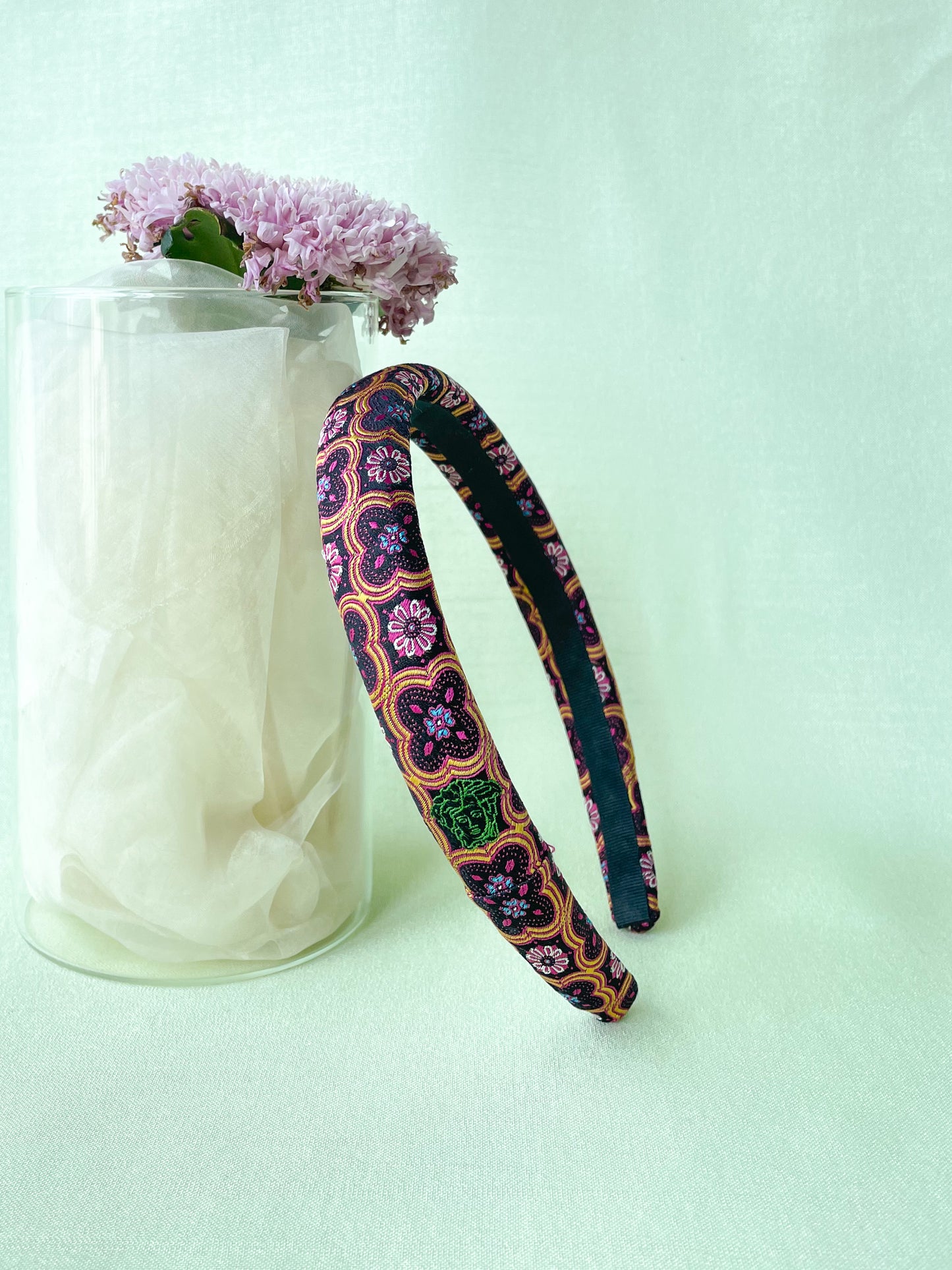Headband Upcyclé Iconique 'Broderie'