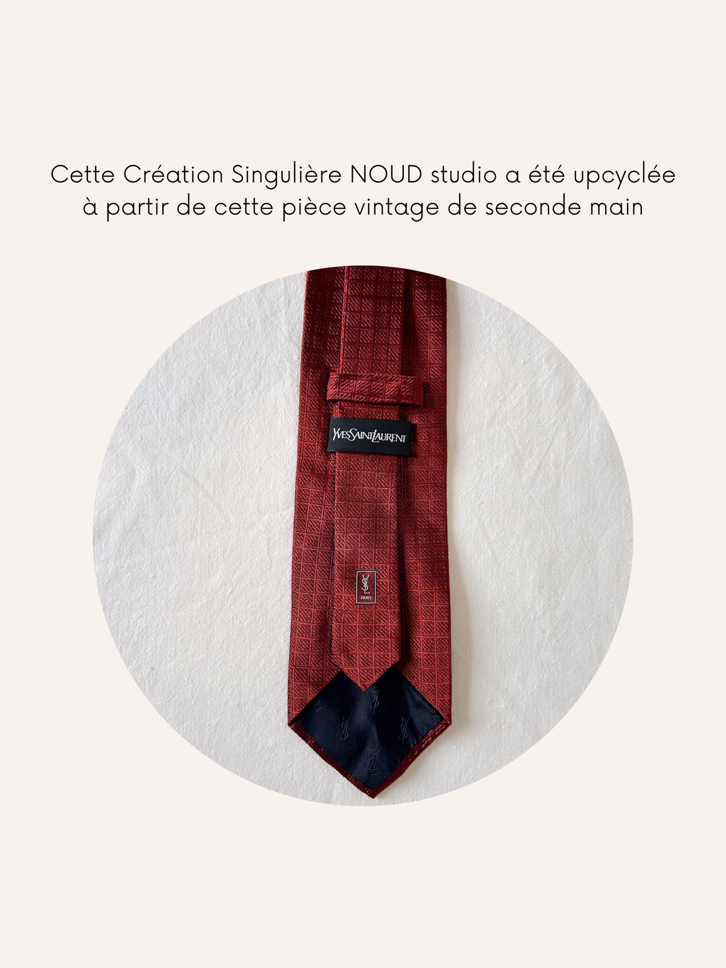 Chouchou Upcyclé Iconique 'snowflake'