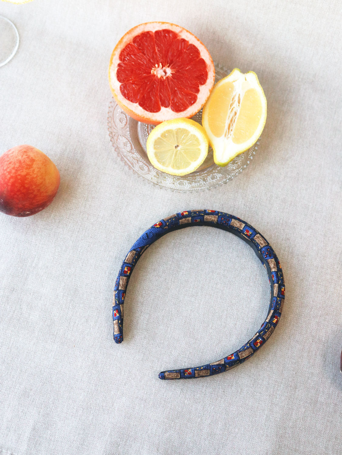 Headband Upcyclé Iconique 'L'univers de Mondrian'