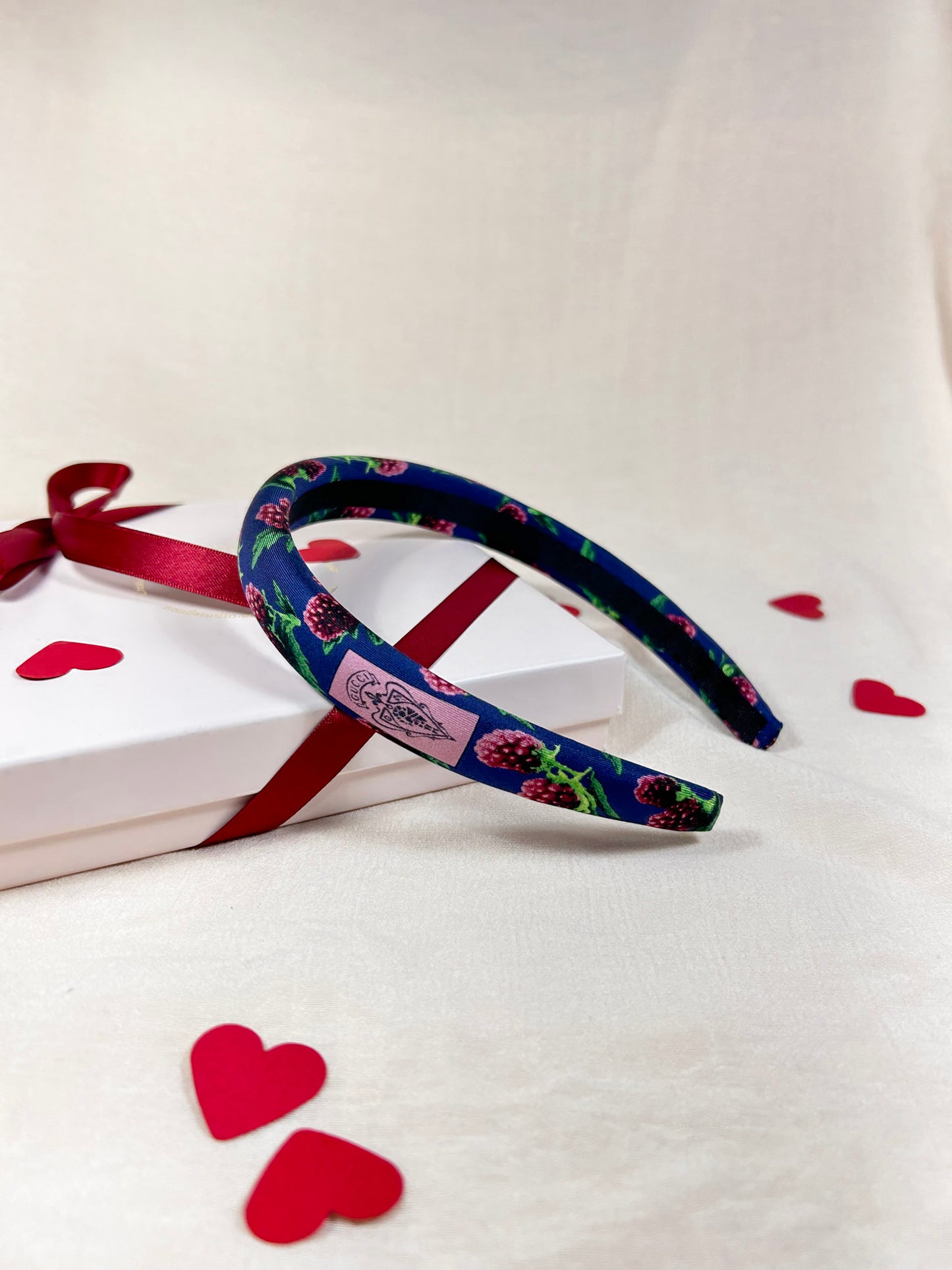 Headband Upcyclé Iconique 'Fruit d'Amour'