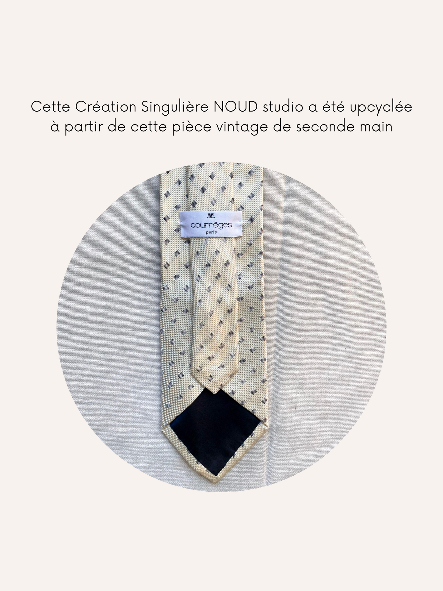 Ensemble Upcyclé Iconique 'Pavés Blancs'