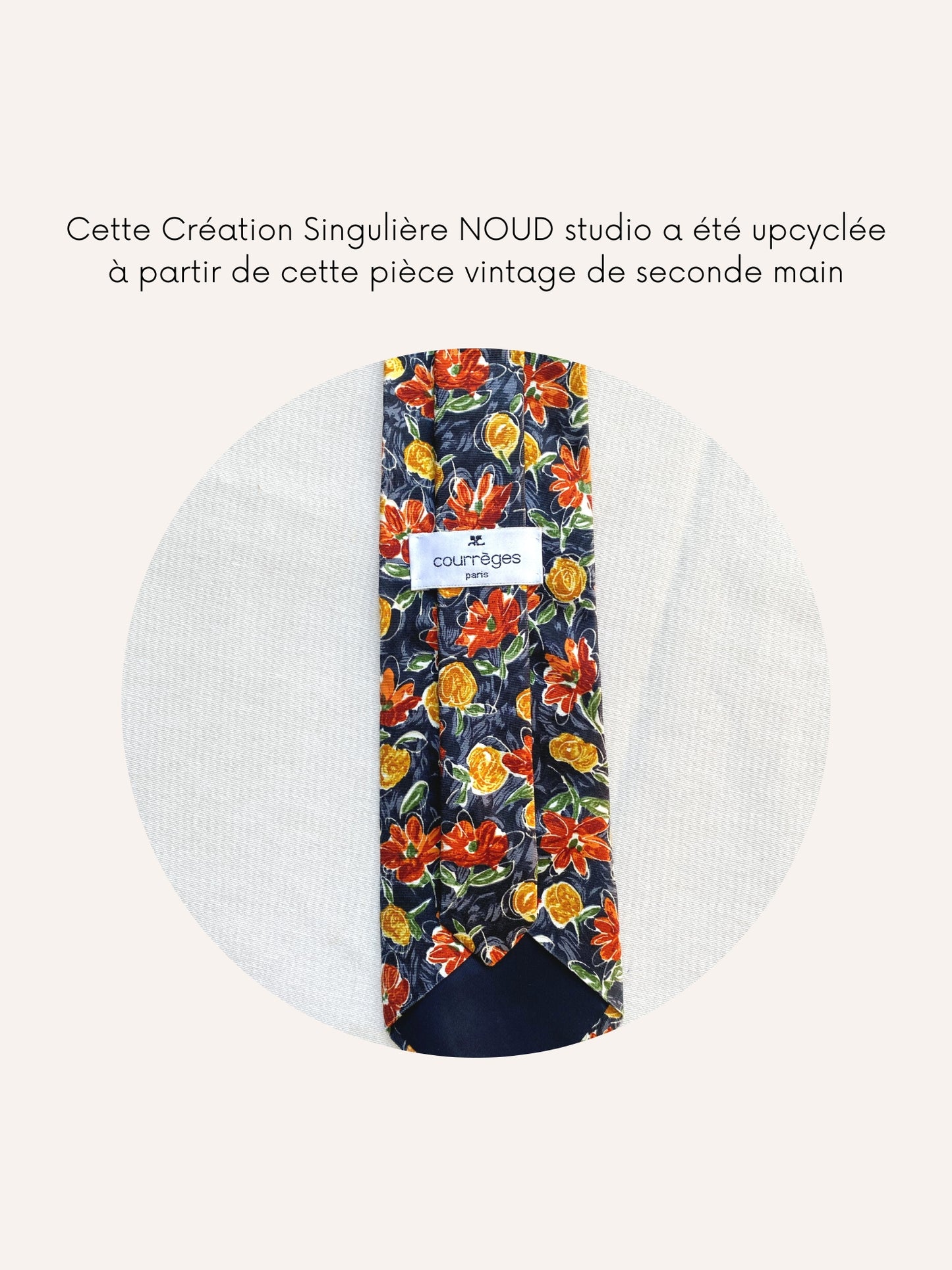 Bracelet Mailles Upcyclé 'Jardin d'hiver'
