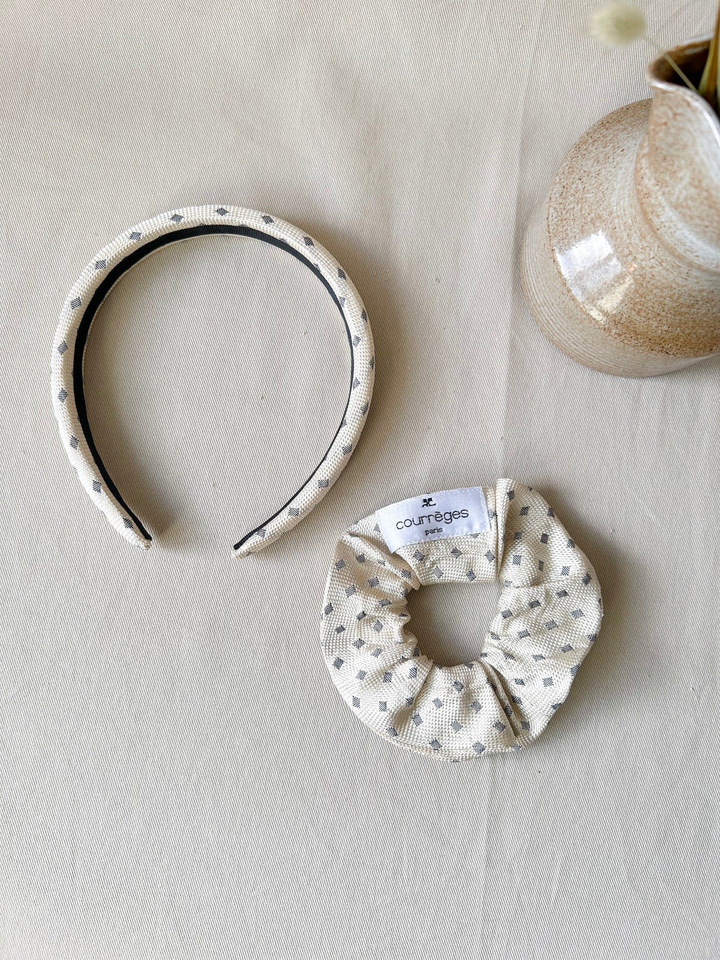 Ensemble Upcyclé Iconique 'Pavés Blancs'