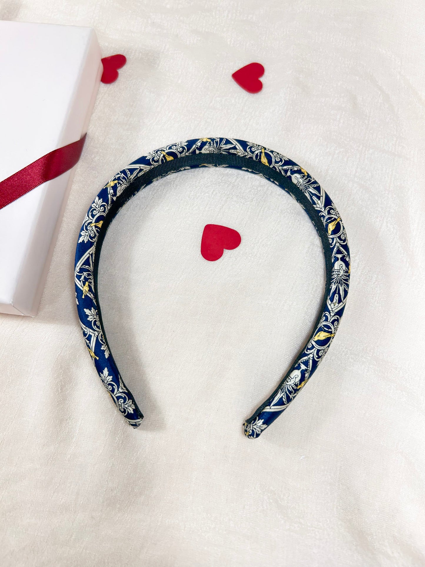 Headband Upcyclé Iconique 'Le pépiement des Oiseaux'