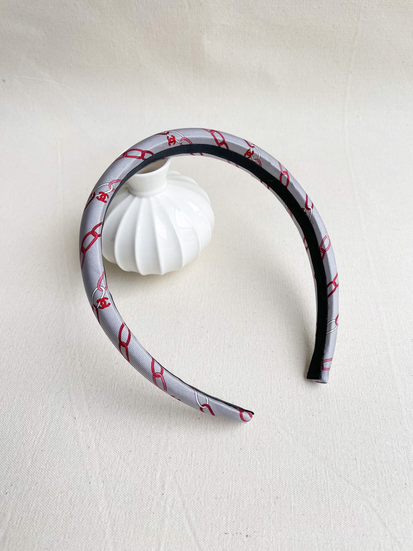 Headband Upcyclé Iconique 'Lovechains' N°2