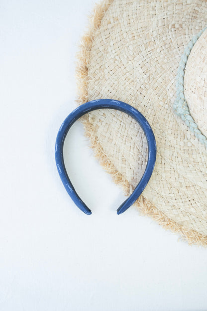 Headband Upcyclé Iconique 'Nuit Estivale' N°1