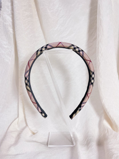 Headband Upcyclé Essentiel 'Love lock Pink'