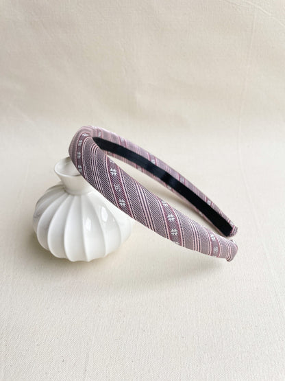 Headband Upcyclé Iconique 'Le Pavillon des Trèfles'