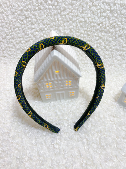 Headband Upcyclé Iconique 'Nuit Enneigée'