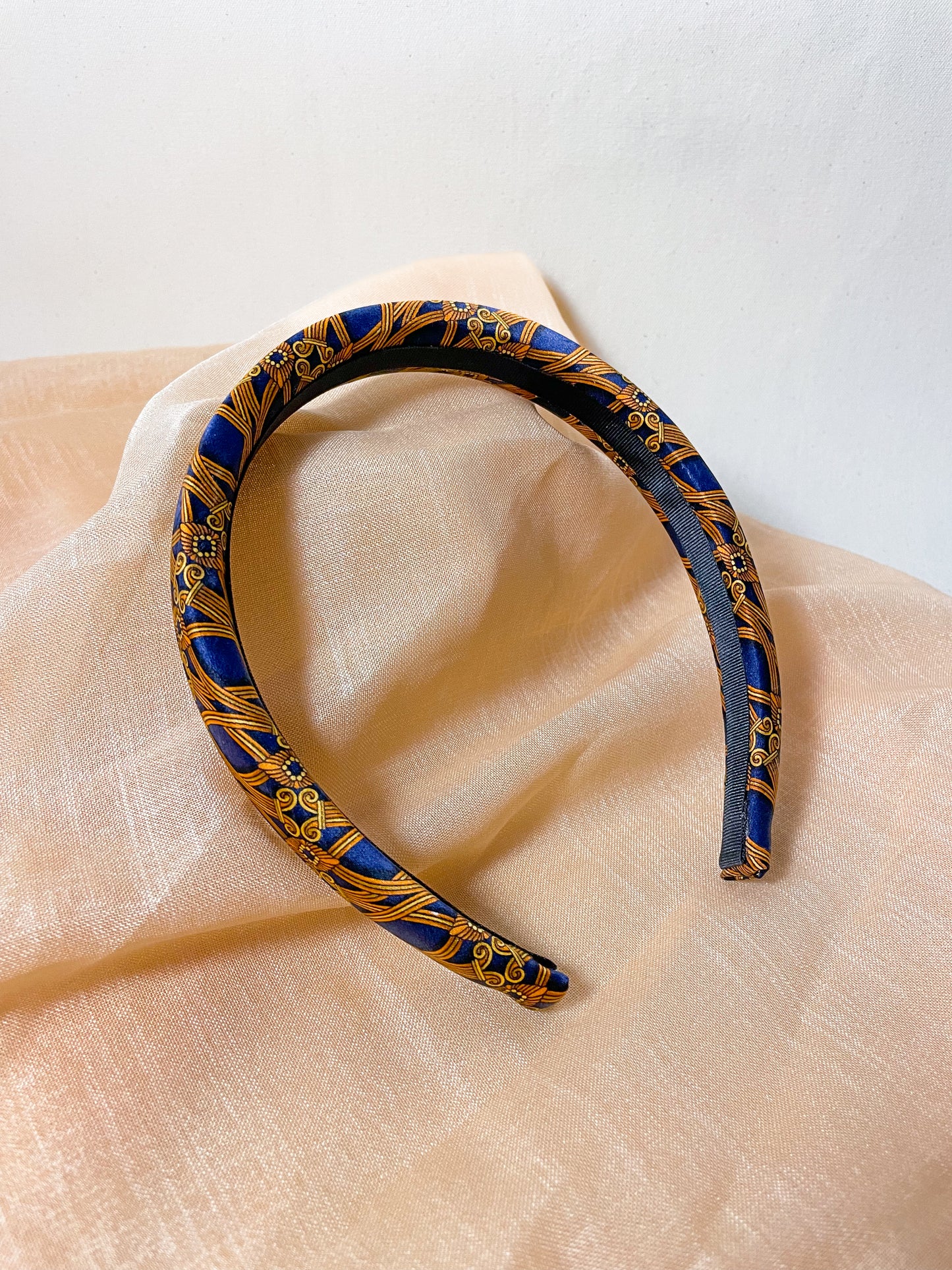 Headband Upcyclé Essentiel 'Panier en Osier'