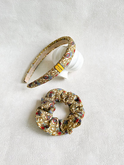 Ensemble Upcyclé Iconique 'Anneaux fleuris'