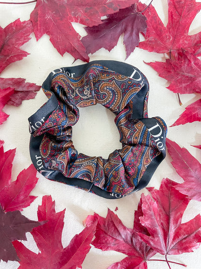 Chouchou Upcyclé Iconique 'Épices indiennes' N°2