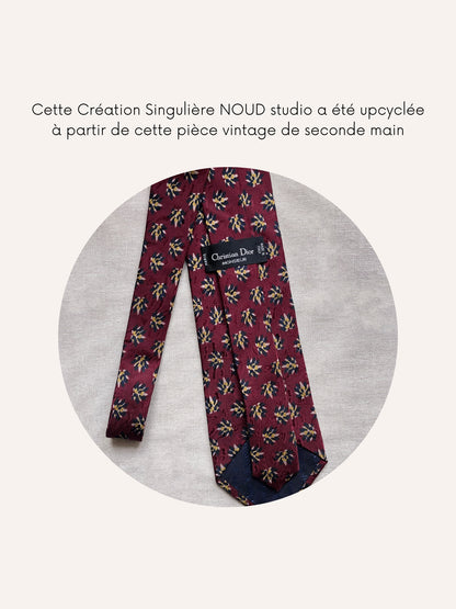 Chouchou Upcyclé Iconique 'Roseraie'