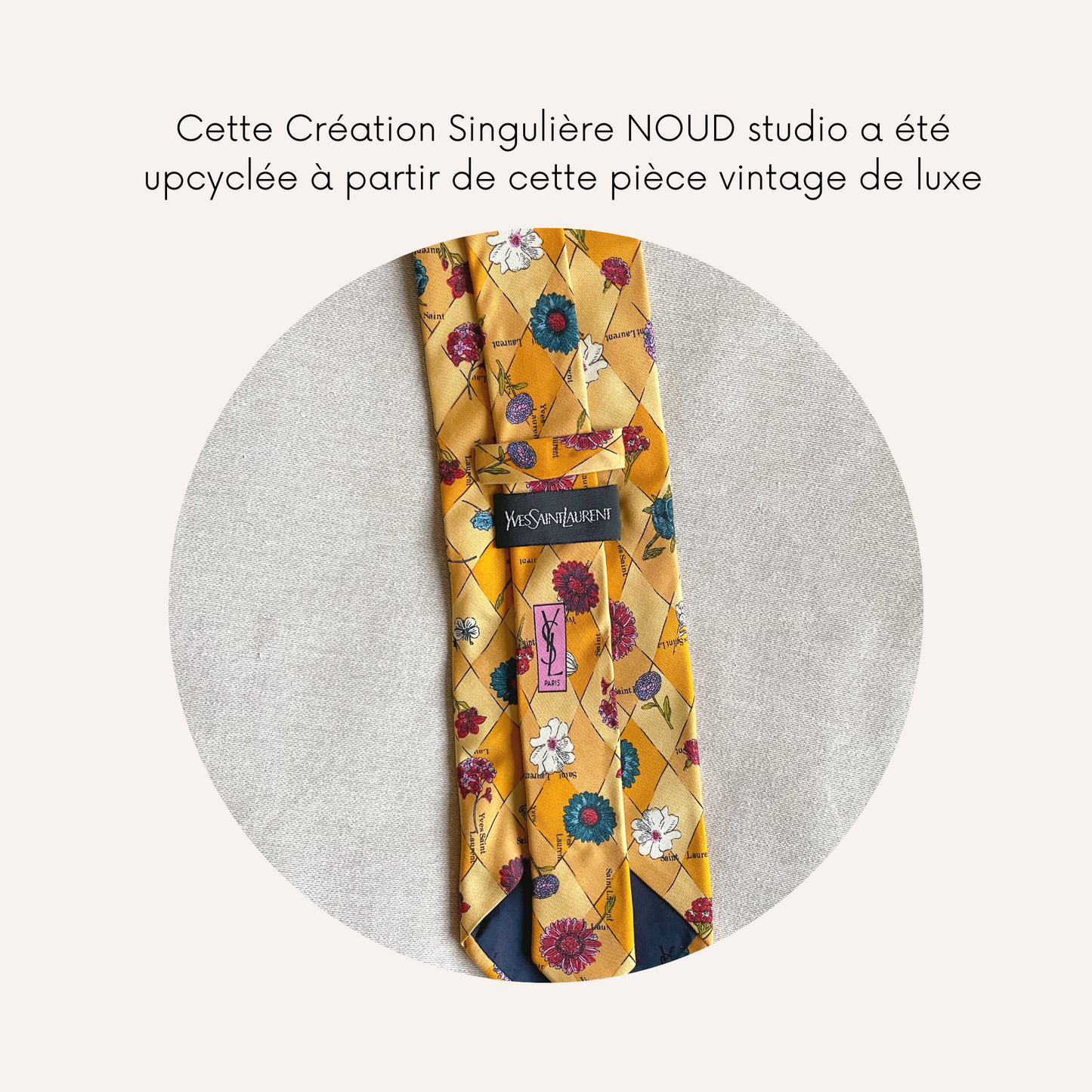 Headband Upcyclé Iconique 'Collection de Fleurs' N°2