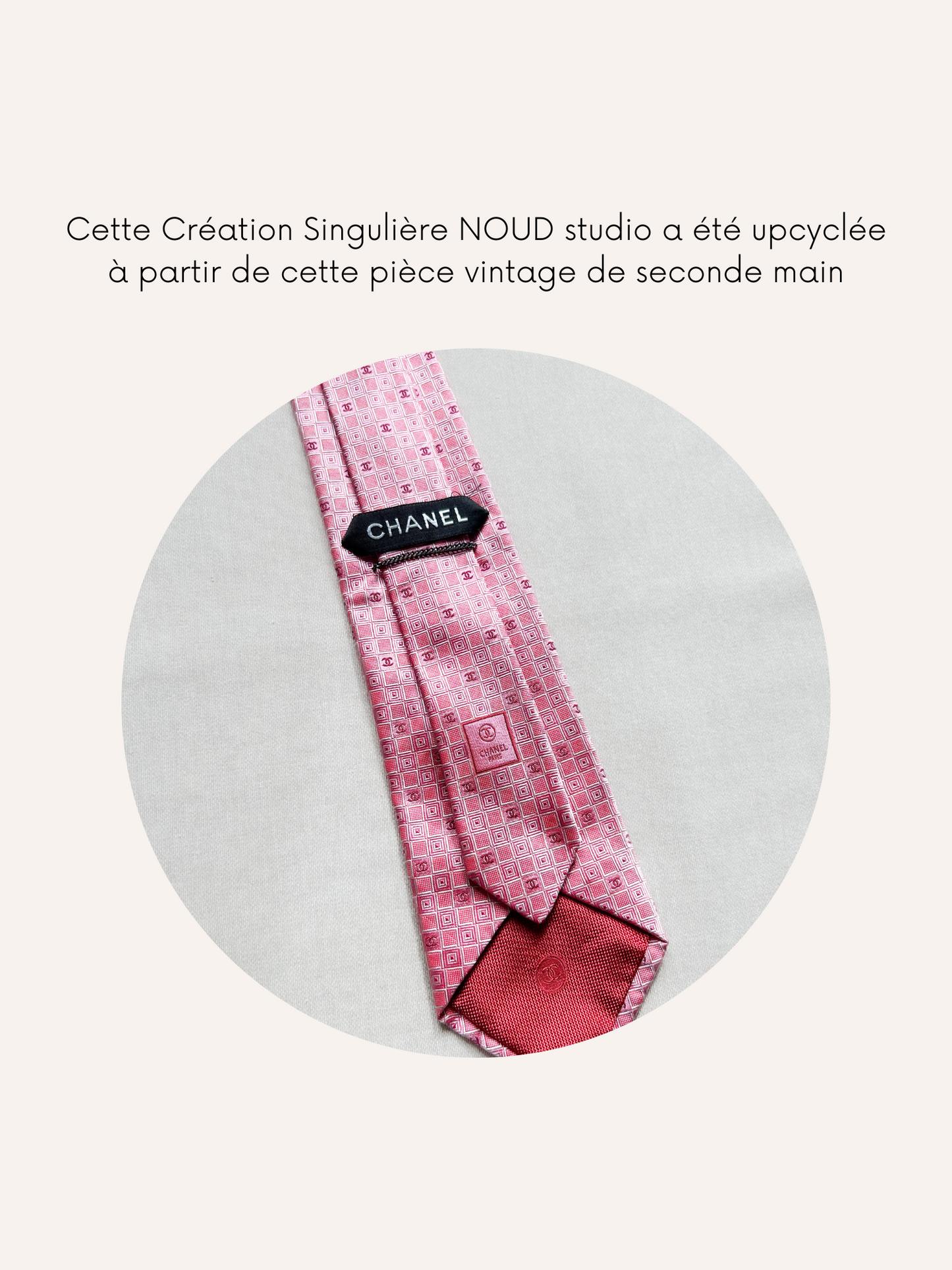 Headband Upcyclé Iconique 'Sucre d'orge'