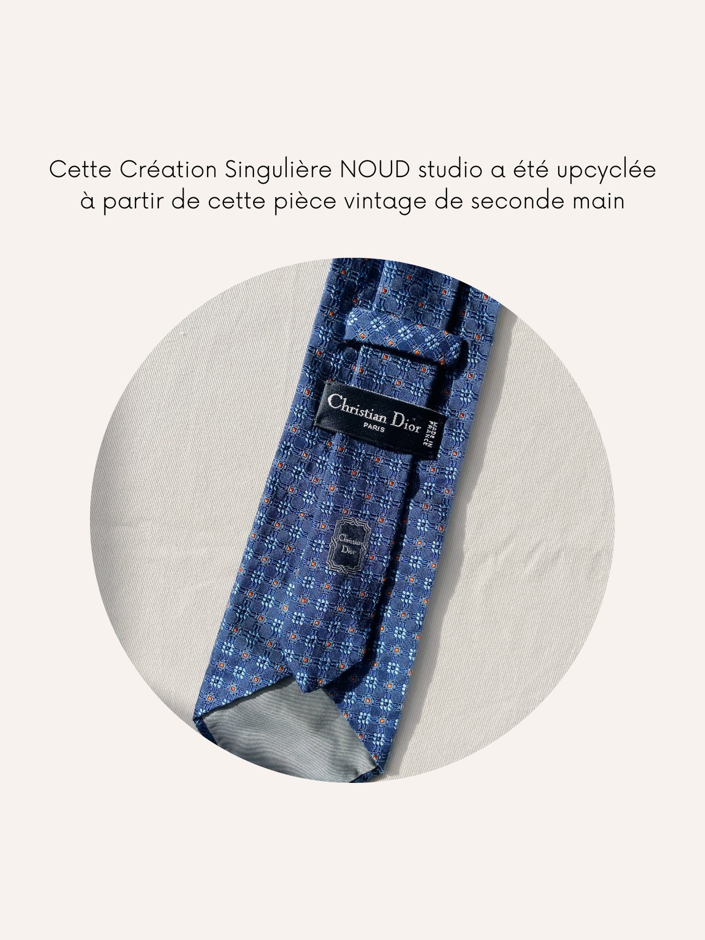 Headband Upcyclé Iconique 'Perles Ardentes'