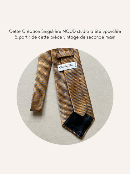 Chouchou Upcyclé Iconique 'Clochettes de Pâques' N°2
