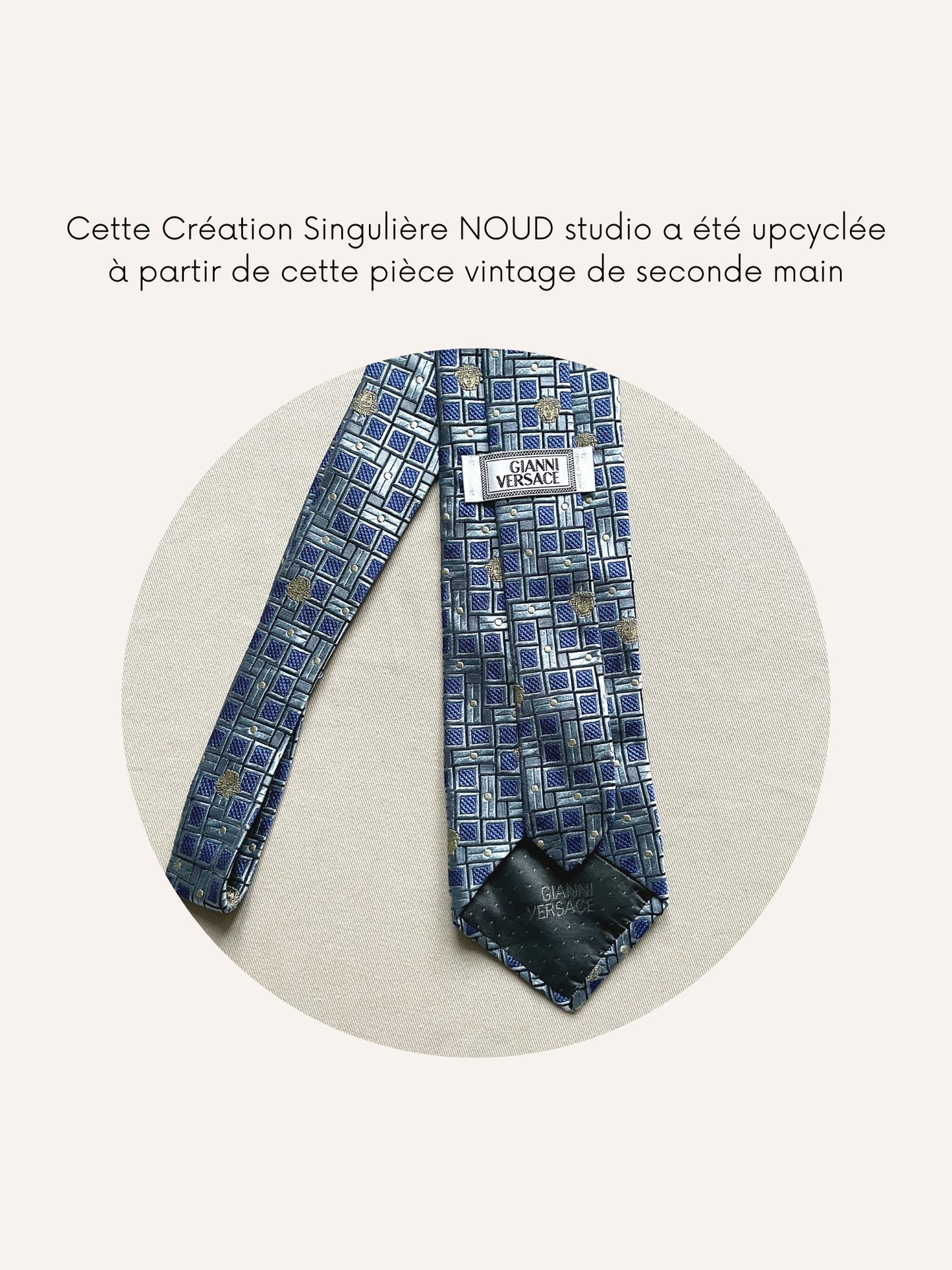 Ensemble Upcyclé Iconique 'Reflet Moiré'