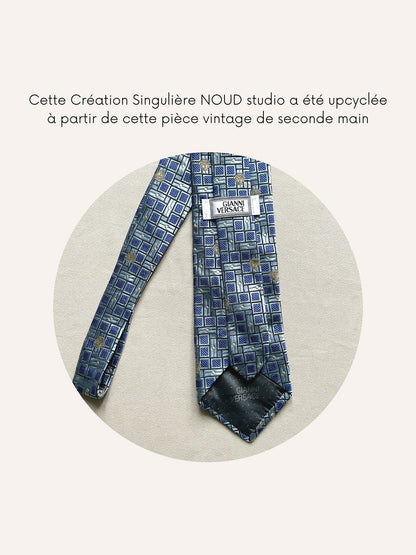Ensemble Upcyclé Iconique 'Reflet Moiré'