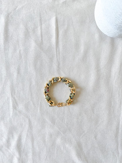 Bracelet Mailles Upcyclé 'Blossom'