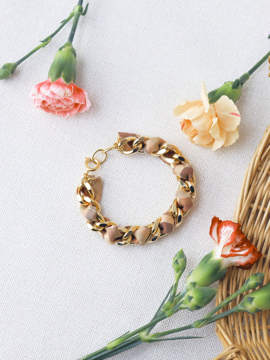 Bracelet Mailles Upcyclé 'Assortiment Gourmand'
