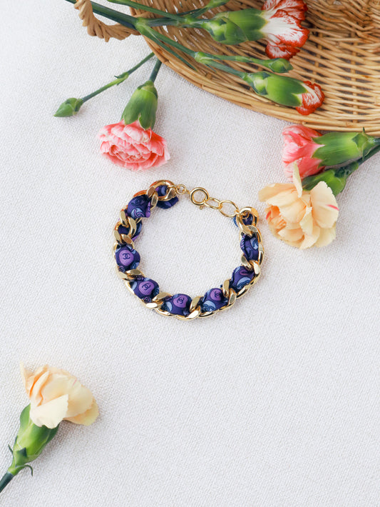 Bracelet Mailles Upcyclé Iconique 'Dragées'