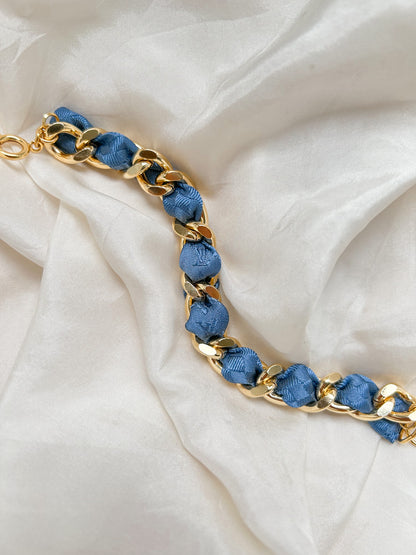Bracelet Mailles Upcyclé Iconique 'Olympe'