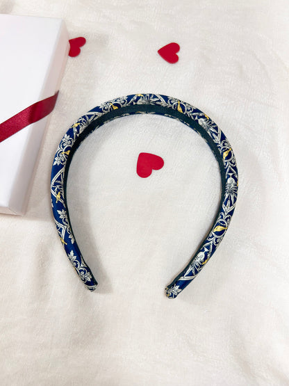 Headband Upcyclé Iconique 'Le pépiement des Oiseaux'