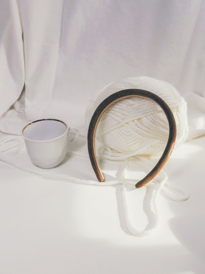 Headband Upcyclé Iconique 'Châtaigner'